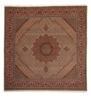 Tapis persan - Tabriz - Royal - 260 x 248 cm - marron
