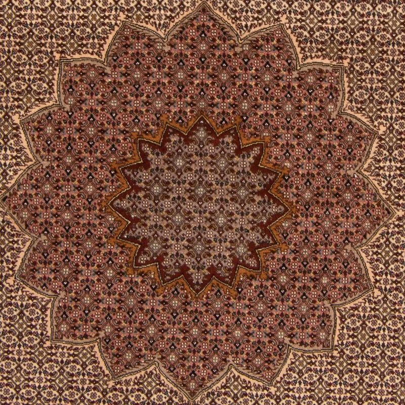 Tapis persan - Tabriz - Royal - 260 x 248 cm - marron