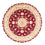 Tapis persan - Tabriz - Royal ronde - 150 x 150 cm - rouge foncé