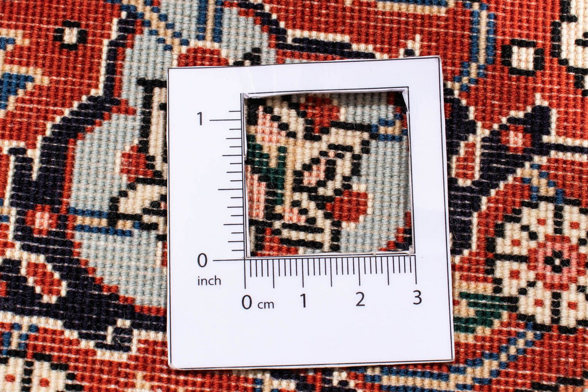 Tapis persan - Tabriz - Royal ronde  - 150 x 150 cm - marron clair