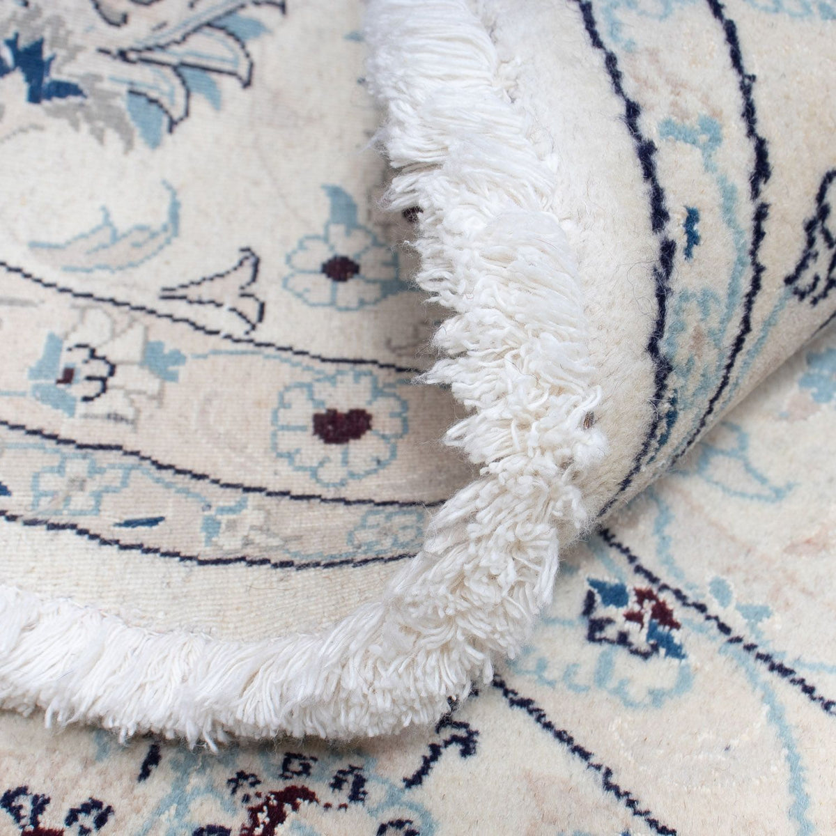 Tapis persan - Nain - 352 x 248 cm - bleu foncé