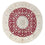 Tapis persan - Nain - Royal ronde  - 292 x 292 cm - rouge foncé