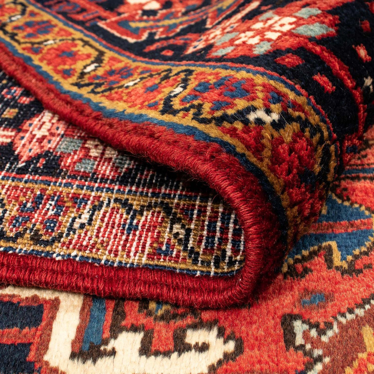 Tapis persan - Nomadic - 368 x 286 cm - rouge foncé