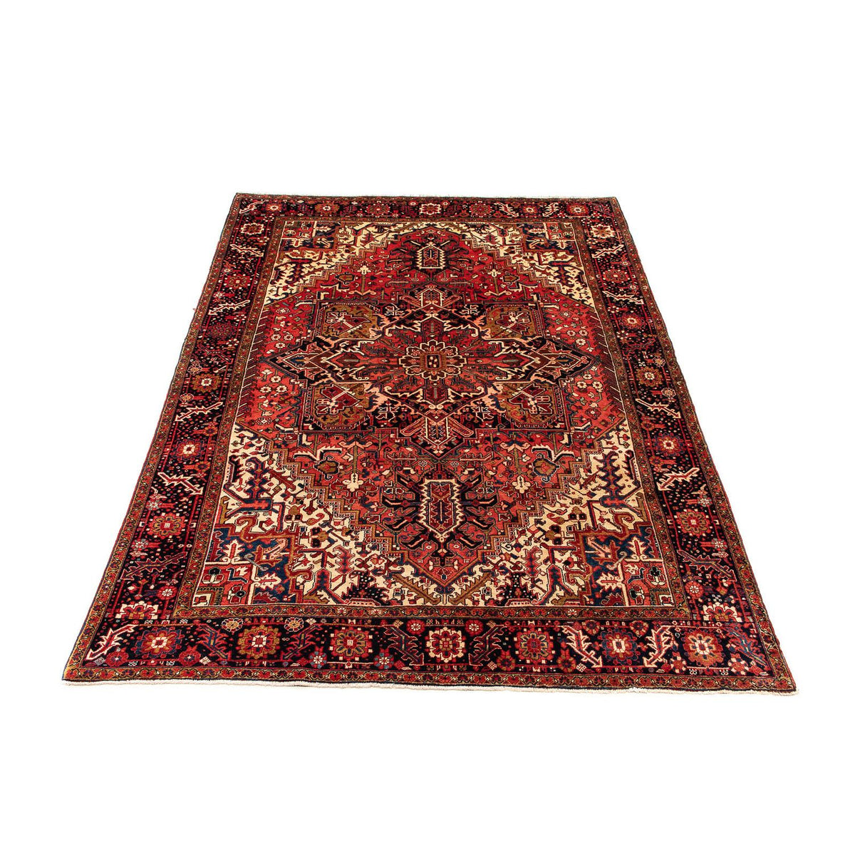 Tapis persan - Nomadic - 368 x 286 cm - rouge foncé