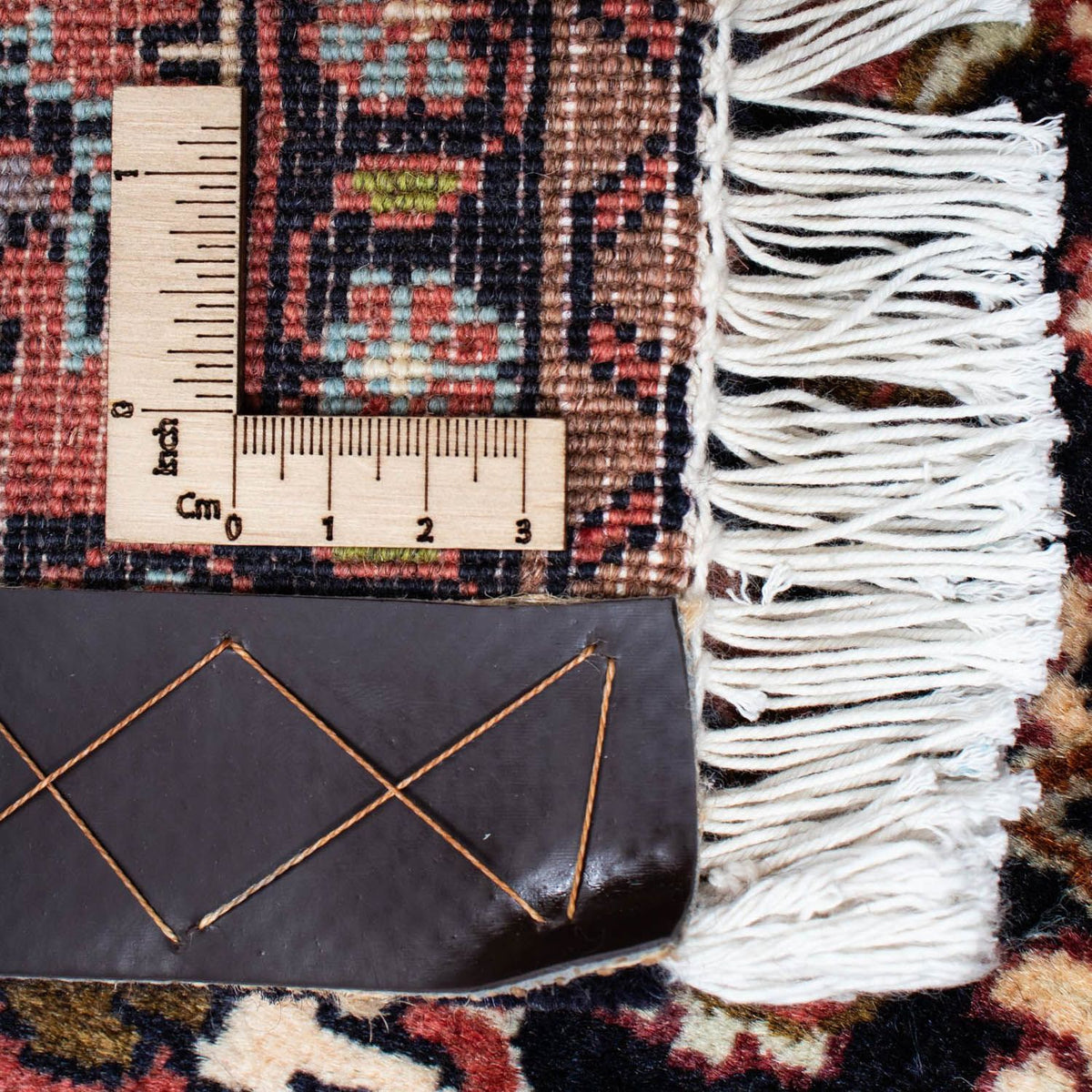 Tapis persan - Bidjar - 210 x 141 cm - bleu foncé