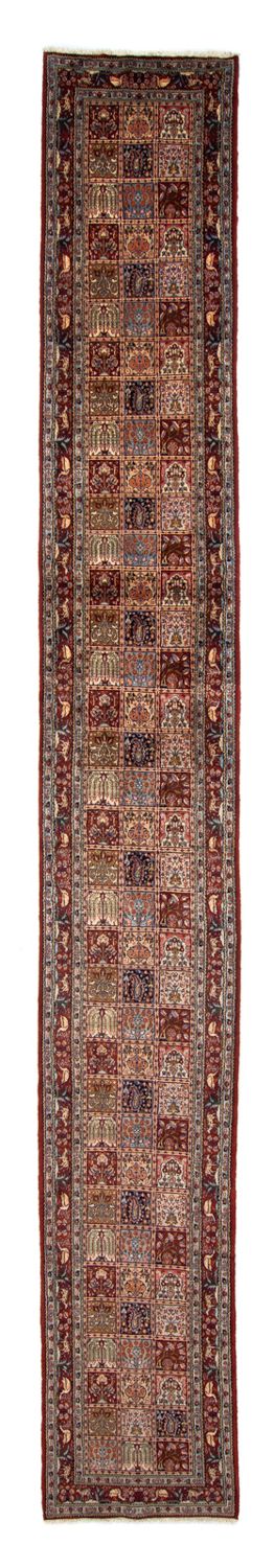 Tapis de couloir Tapis persan - Classique - 607 x 80 cm - rouge foncé