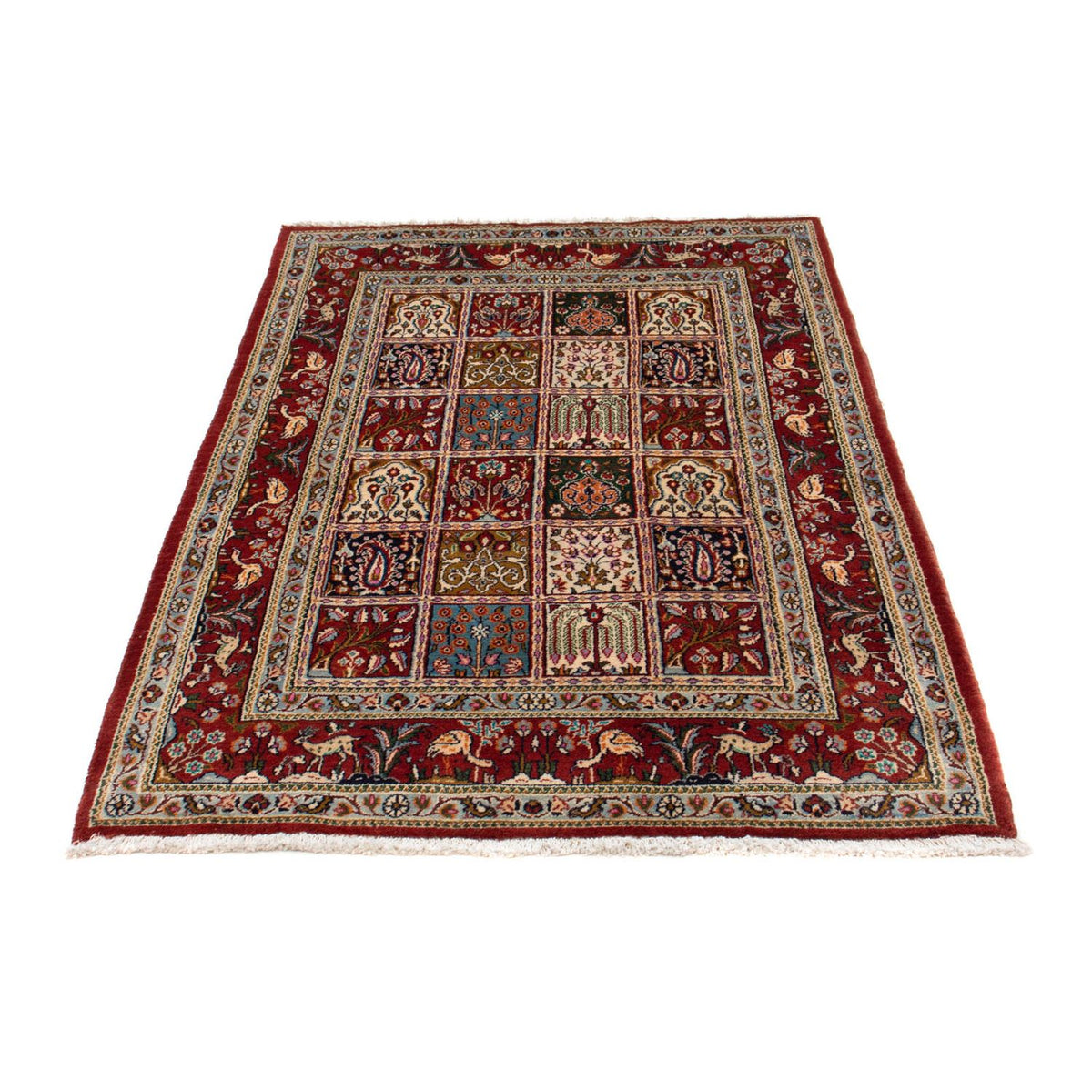 Tapis persan - Classique - 148 x 98 cm - rouge foncé