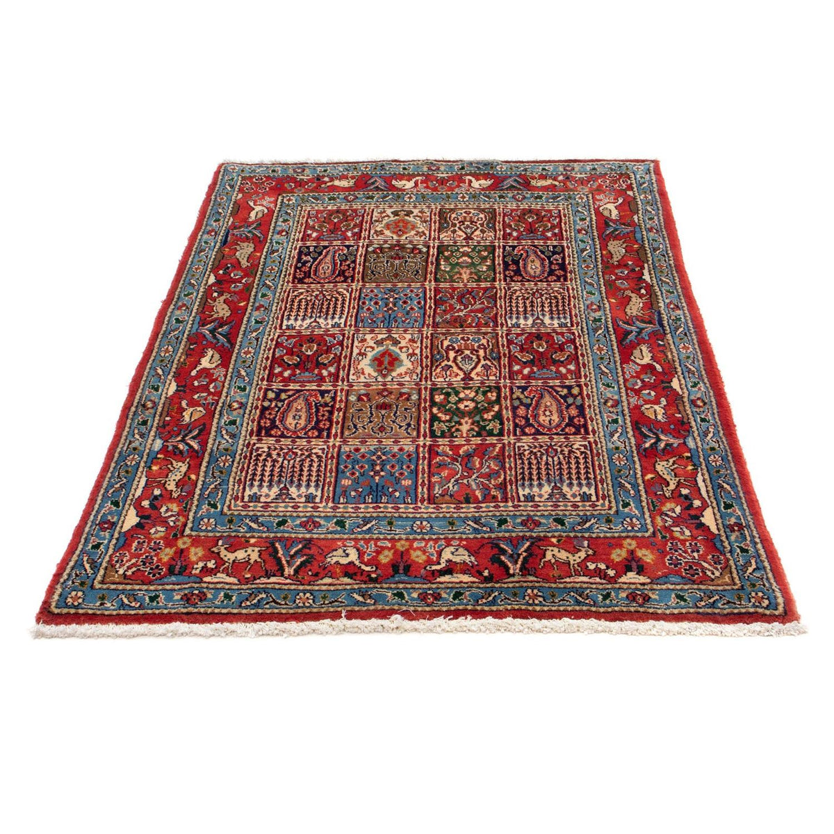 Tapis persan - Classique - 142 x 97 cm - rouge foncé