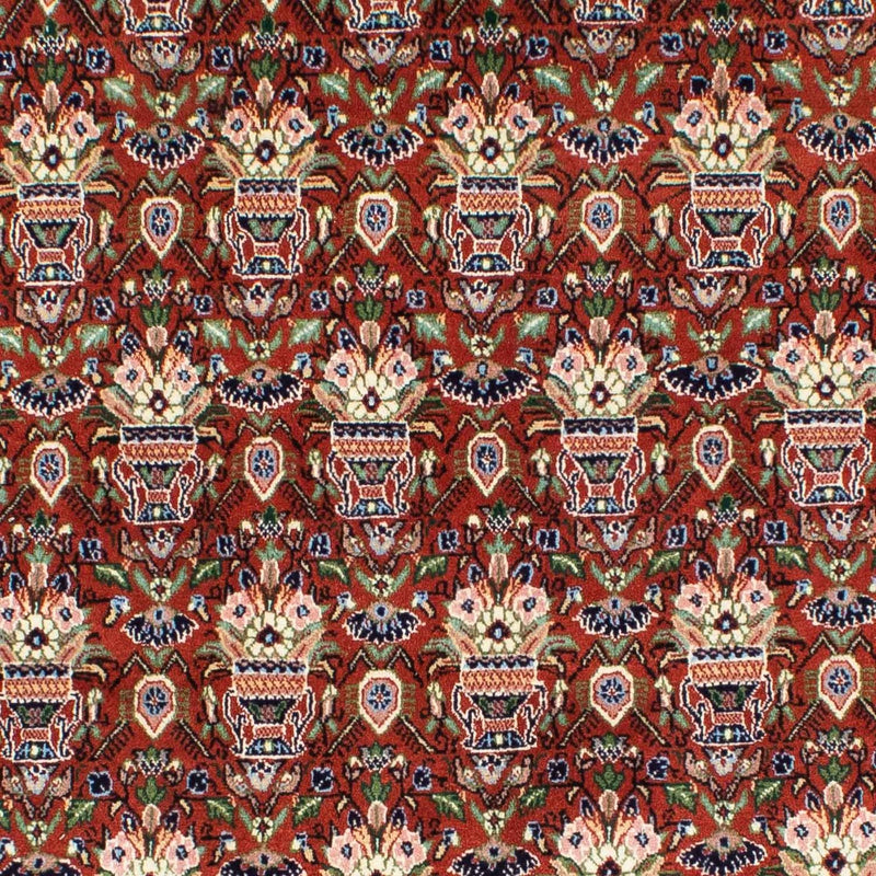 Tapis Gabbeh - Persan Kashkuli - 261 x 175 cm - rouge foncé