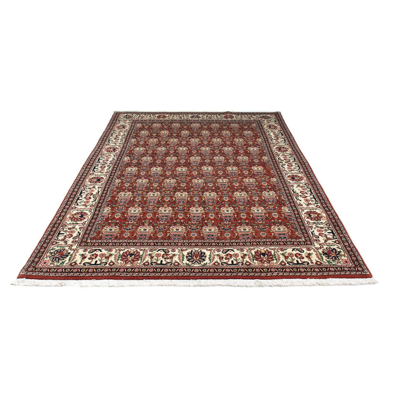 Tapis Gabbeh - Persan Kashkuli - 261 x 175 cm - rouge foncé
