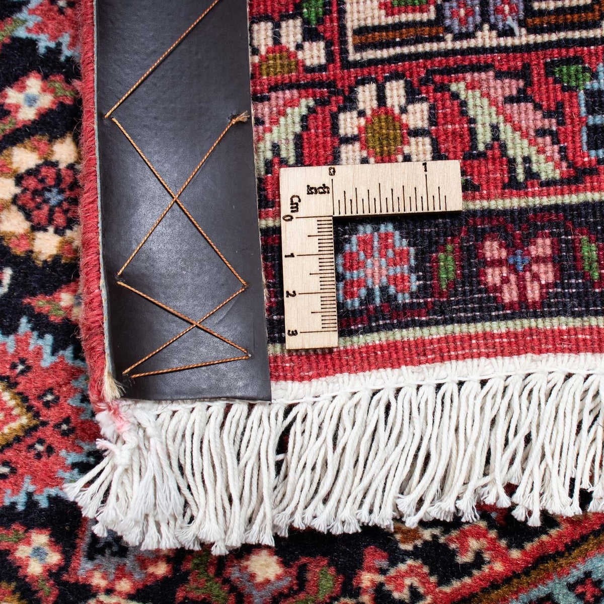 Tapis persan - Bidjar - 223 x 142 cm - rouge clair