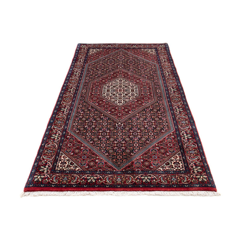 Tapis de couloir Tapis persan - Bidjar - 200 x 97 cm - rouge clair