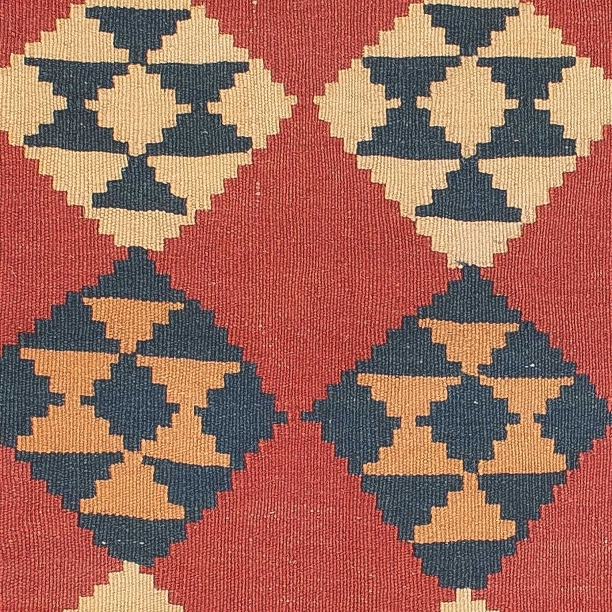 Tapis Kelim - Oriental - 152 x 87 cm - rouge foncé