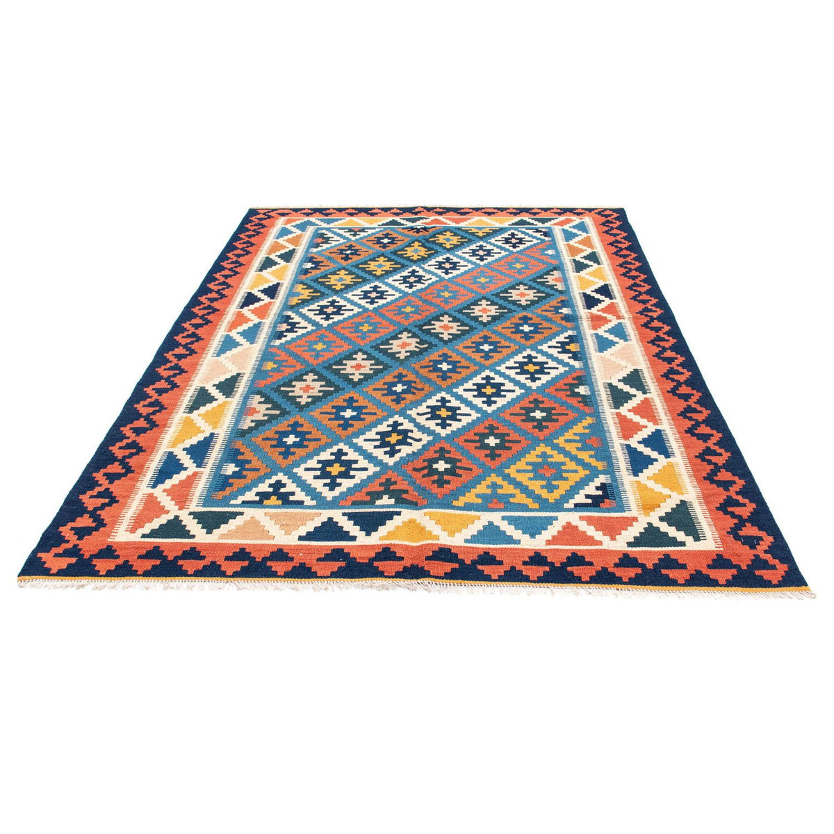 Tapis Kelim - Oriental - 216 x 154 cm - multicolore