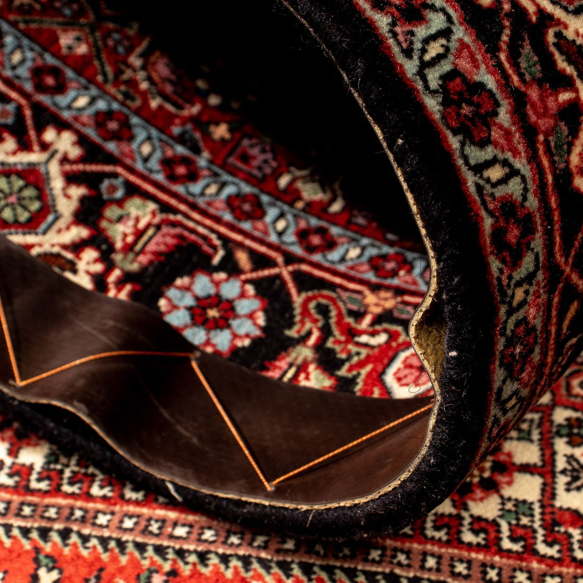 Tapis de couloir Tapis persan - Bidjar - 304 x 83 cm - multicolore