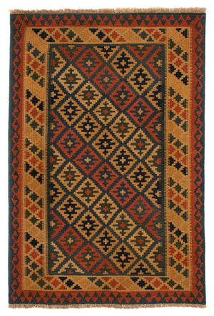 Tapis Kelim - Oriental - 203 x 158 cm - multicolore