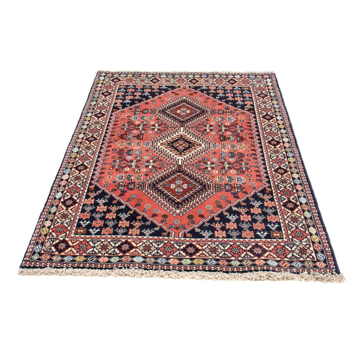 Tapis persan - Nomadic - 153 x 100 cm - rouge clair