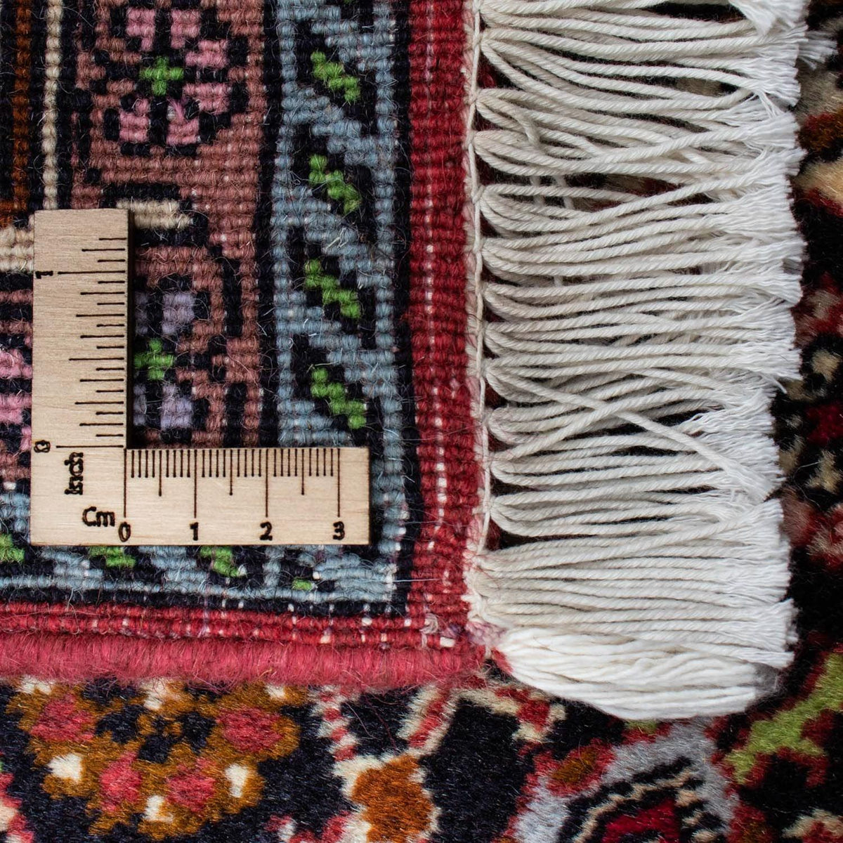 Tapis persan - Bidjar - 222 x 138 cm - rouge