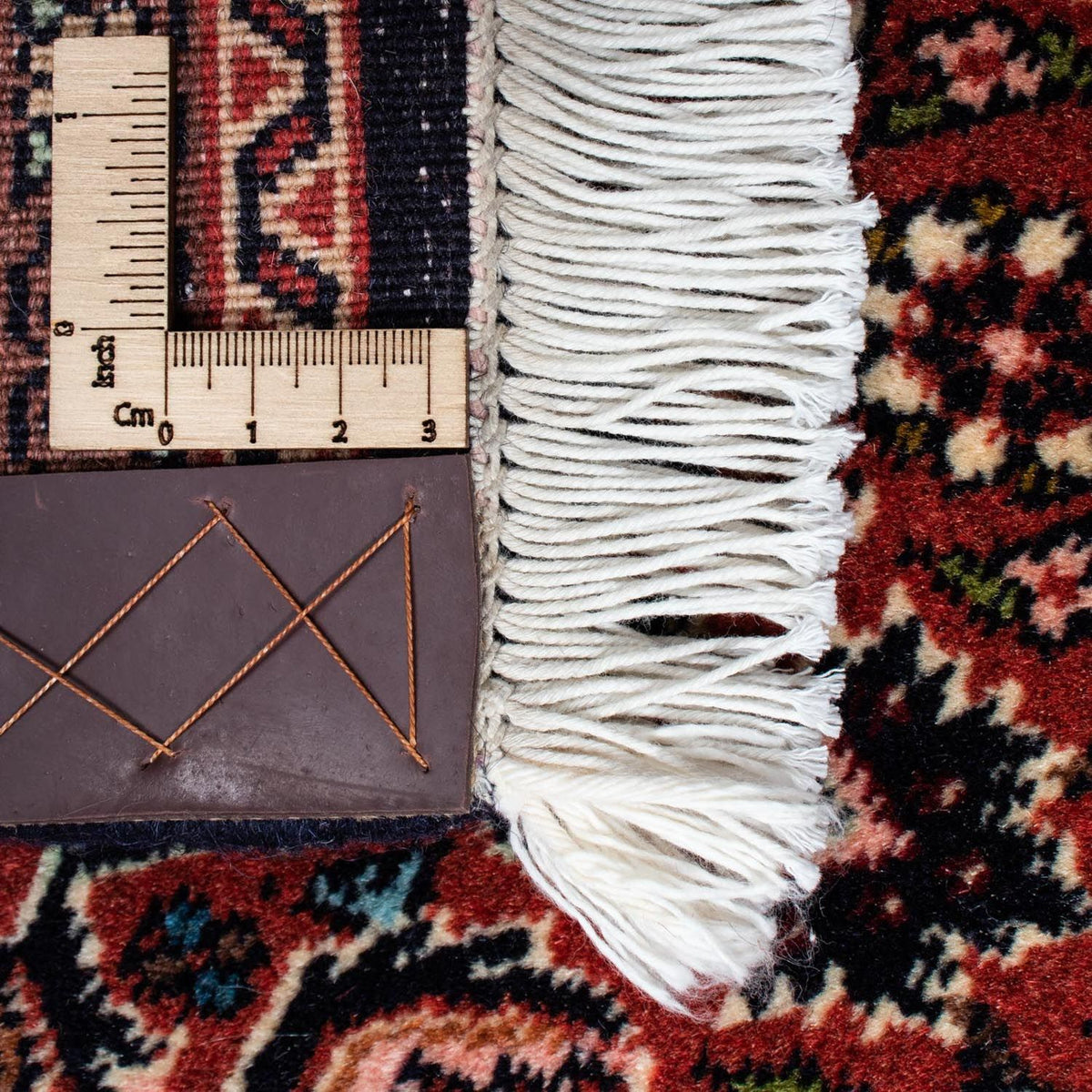 Tapis persan - Bidjar - 203 x 138 cm - rouge