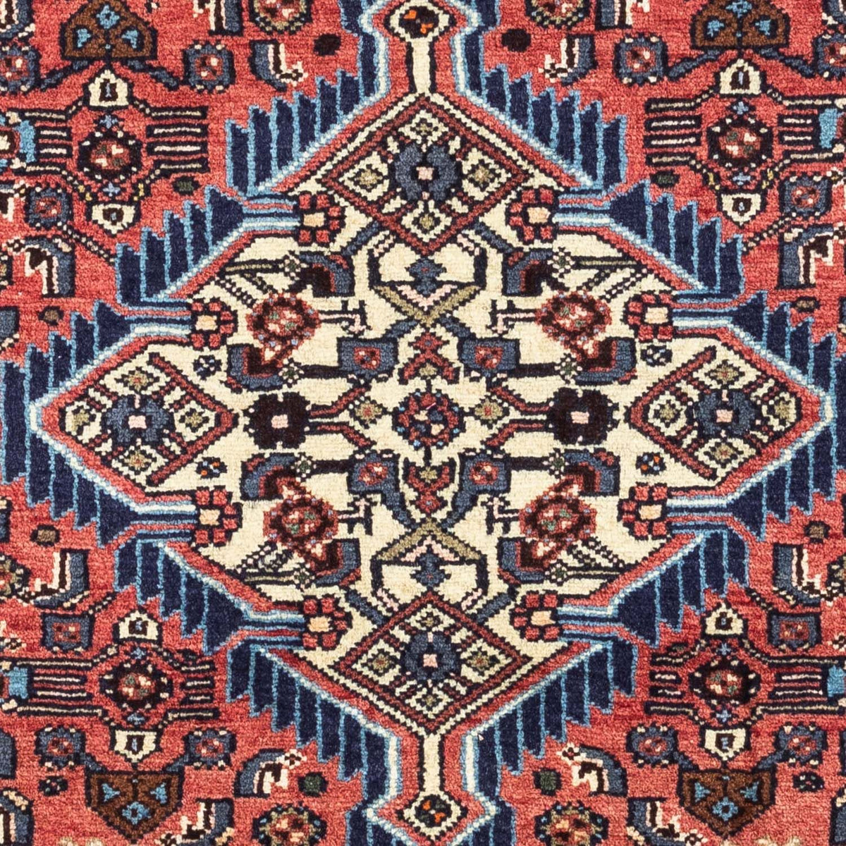 Tapis persan - Nomadic - 125 x 80 cm - rouge clair
