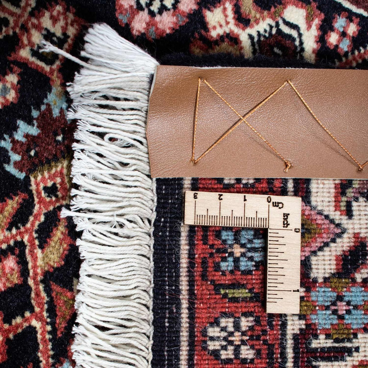 Tapis persan - Bidjar - 225 x 140 cm - bleu foncé