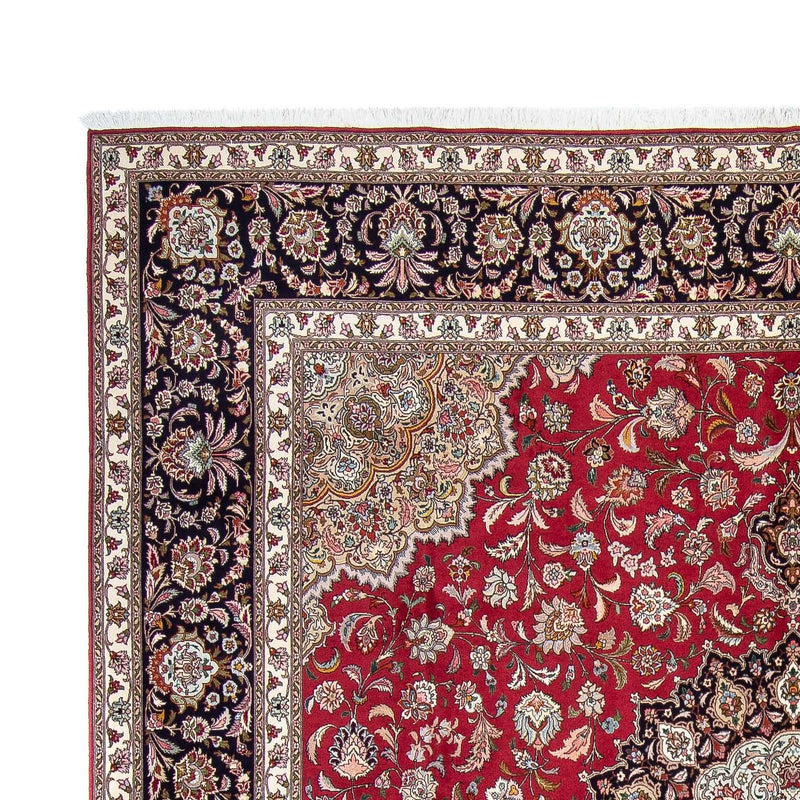 Tapis persan - Tabriz carré  - 303 x 300 cm - rouge foncé