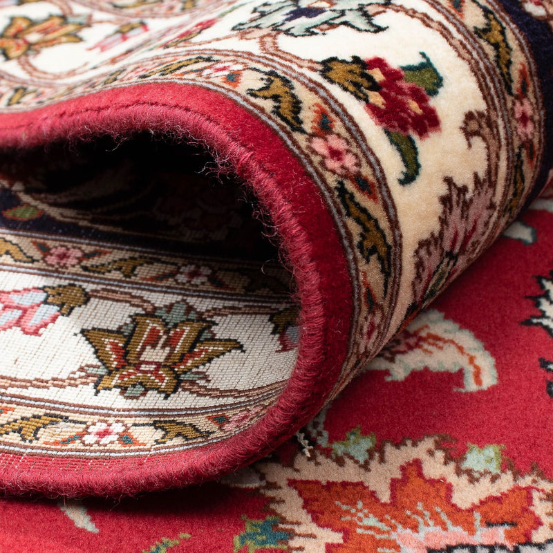Tapis persan - Tabriz carré  - 303 x 300 cm - rouge foncé