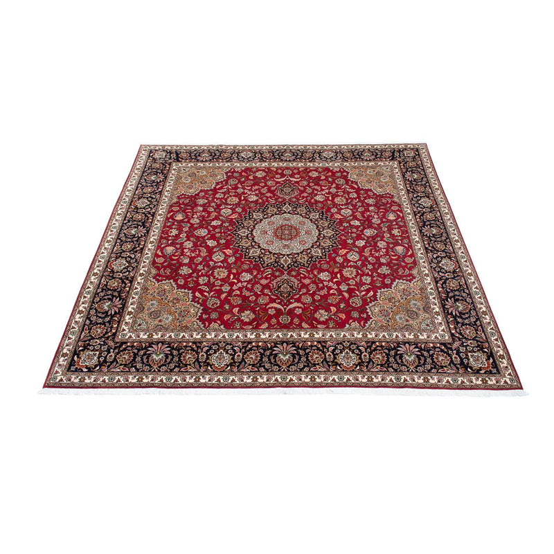 Tapis persan - Tabriz carré  - 303 x 300 cm - rouge foncé