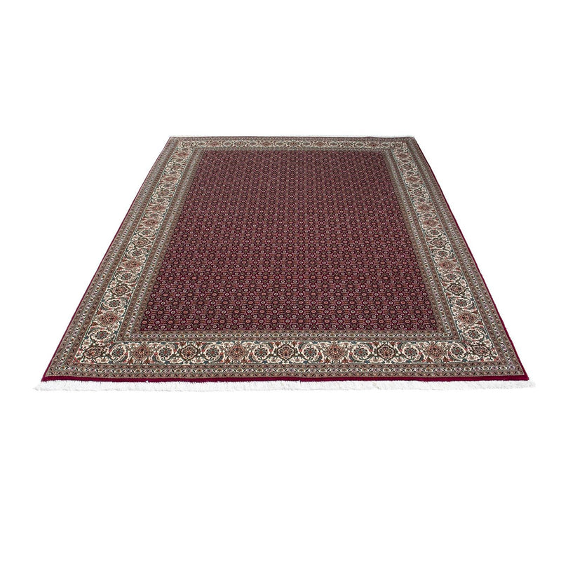 Tapis persan - Tabriz - 202 x 151 cm - rouge foncé