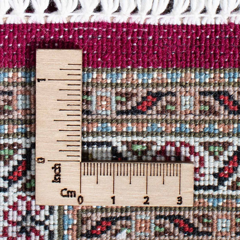 Tapis persan - Tabriz - 202 x 151 cm - rouge foncé