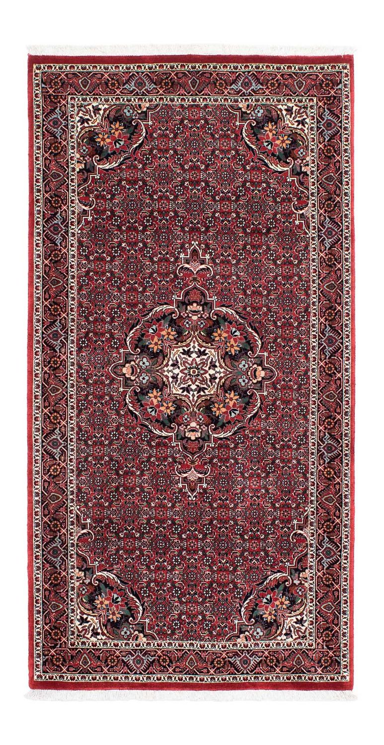 Tapis de couloir Tapis persan - Bidjar - 197 x 98 cm - rouge