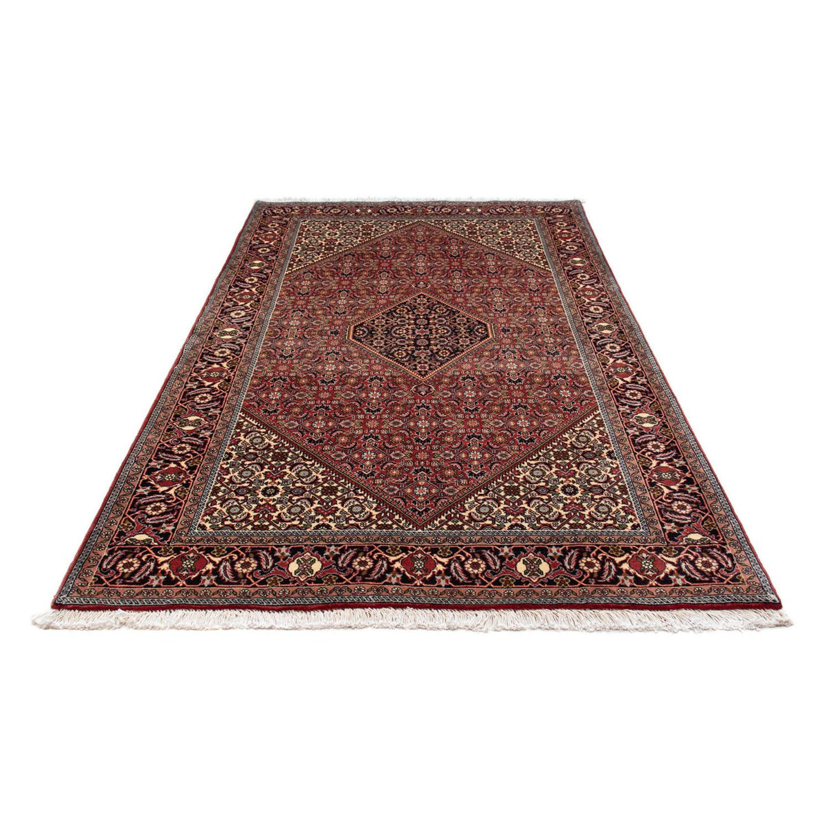 Tapis persan - Bidjar - 239 x 140 cm - rouge
