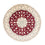 Tapis persan - Nain ronde  - 245 x 245 cm - rouge foncé