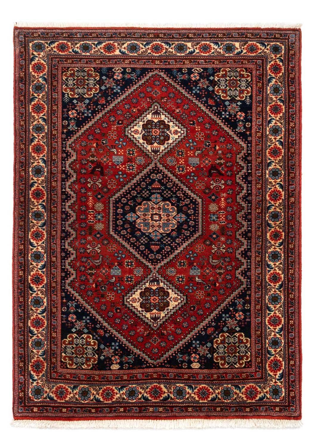 Tapis persan - Nomadic - 147 x 100 cm - rouge foncé