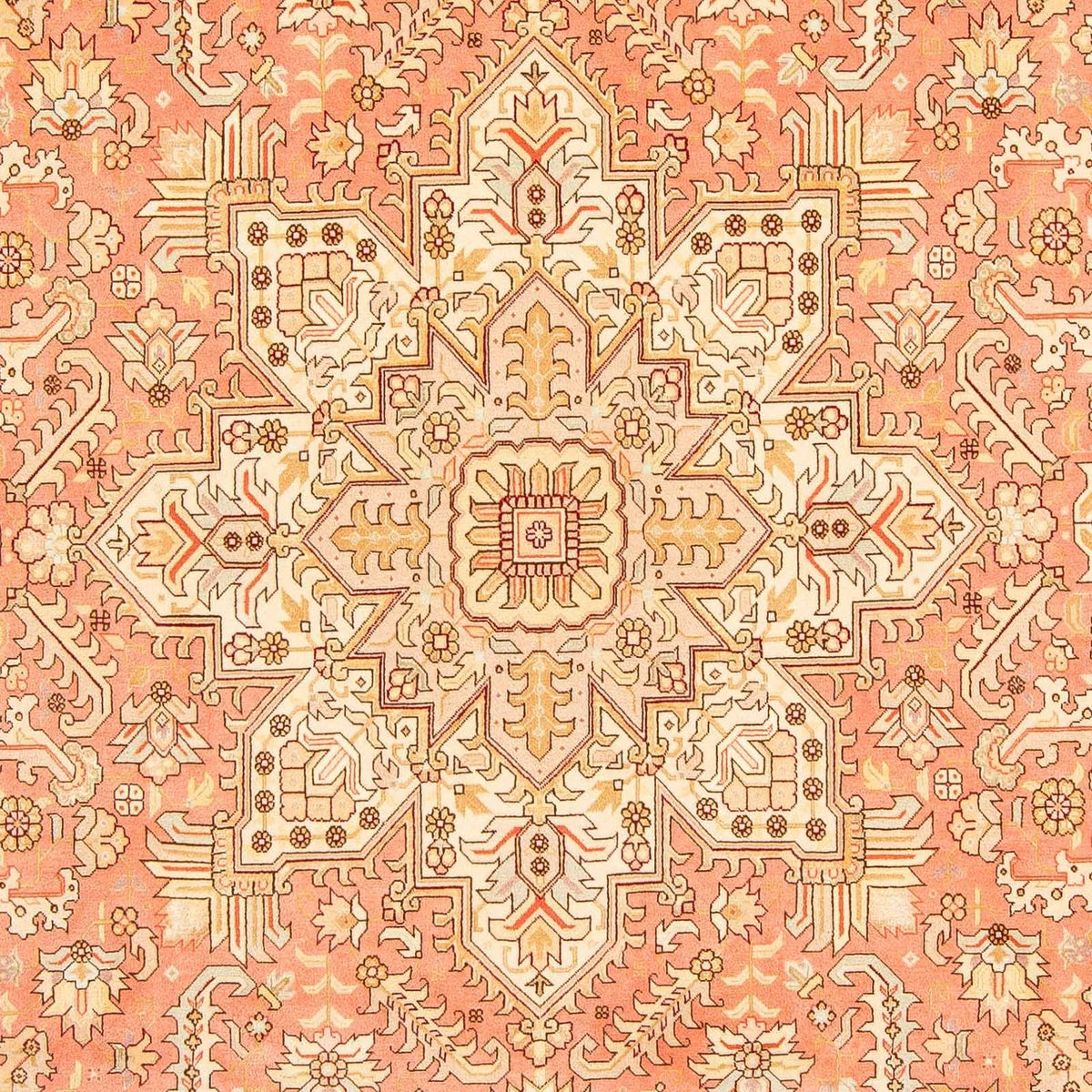 Tapis persan - Tabriz - Royal - 301 x 200 cm - rouge clair