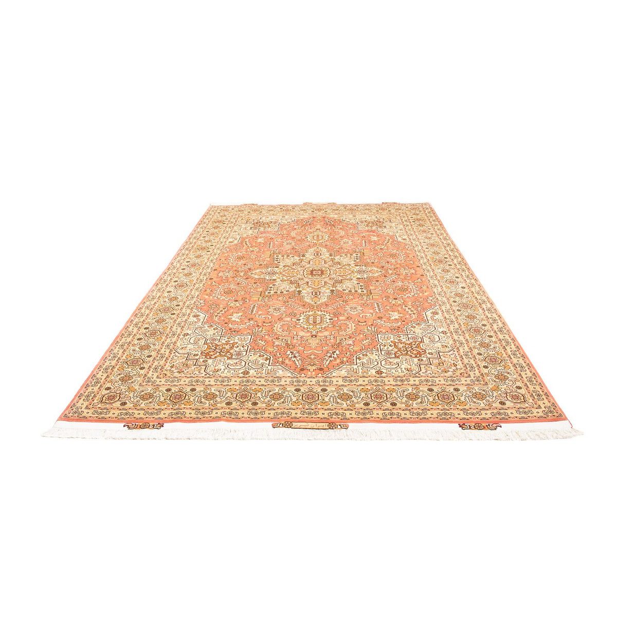 Tapis persan - Tabriz - Royal - 301 x 200 cm - rouge clair