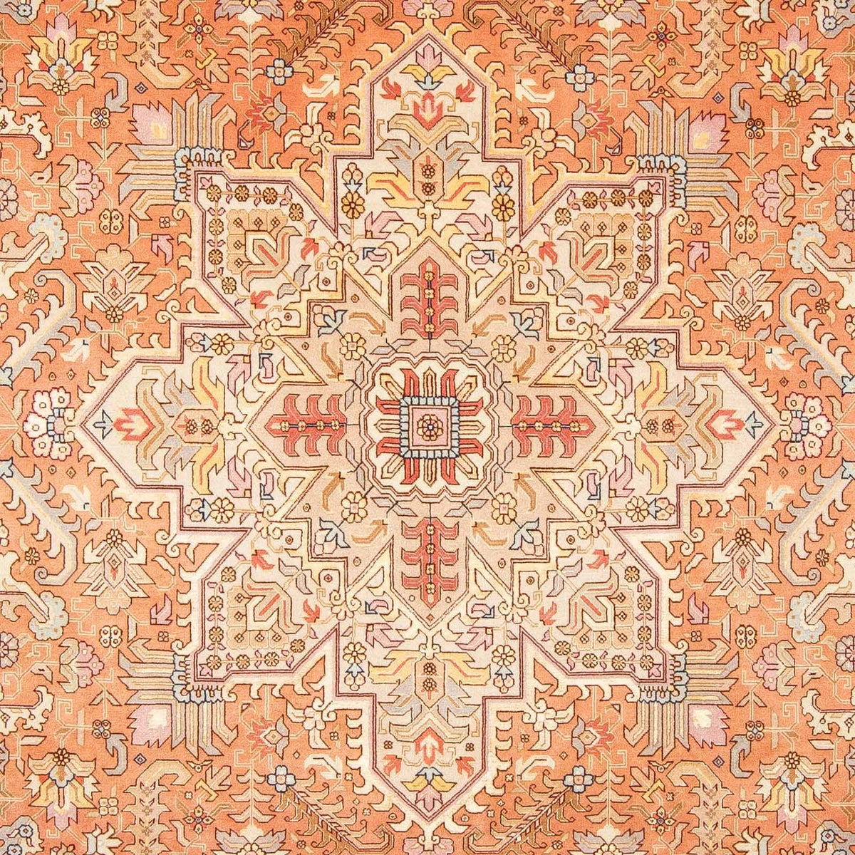 Tapis persan - Tabriz - Royal - 300 x 206 cm - beige