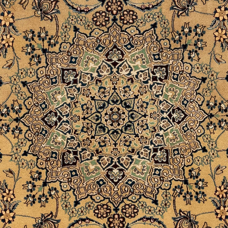 Tapis persan - Nain - Royal - 343 x 242 cm - marron clair