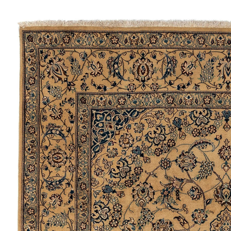 Tapis persan - Nain - Royal - 343 x 242 cm - marron clair