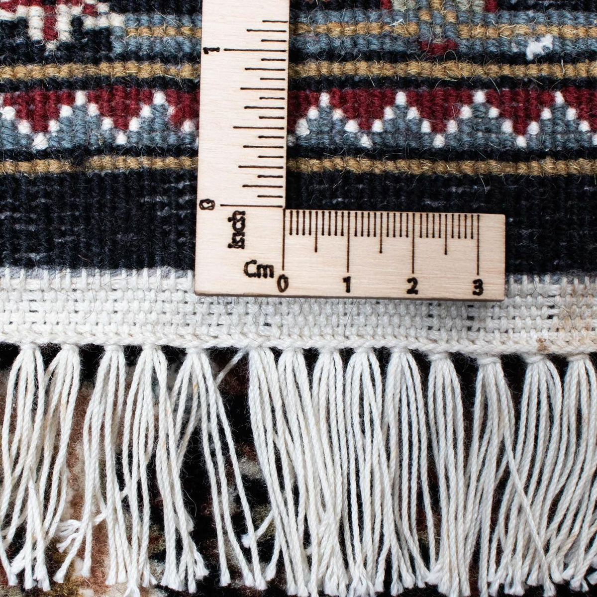 Tapis de couloir Tapis persan - Tabriz - 201 x 84 cm - bleu foncé