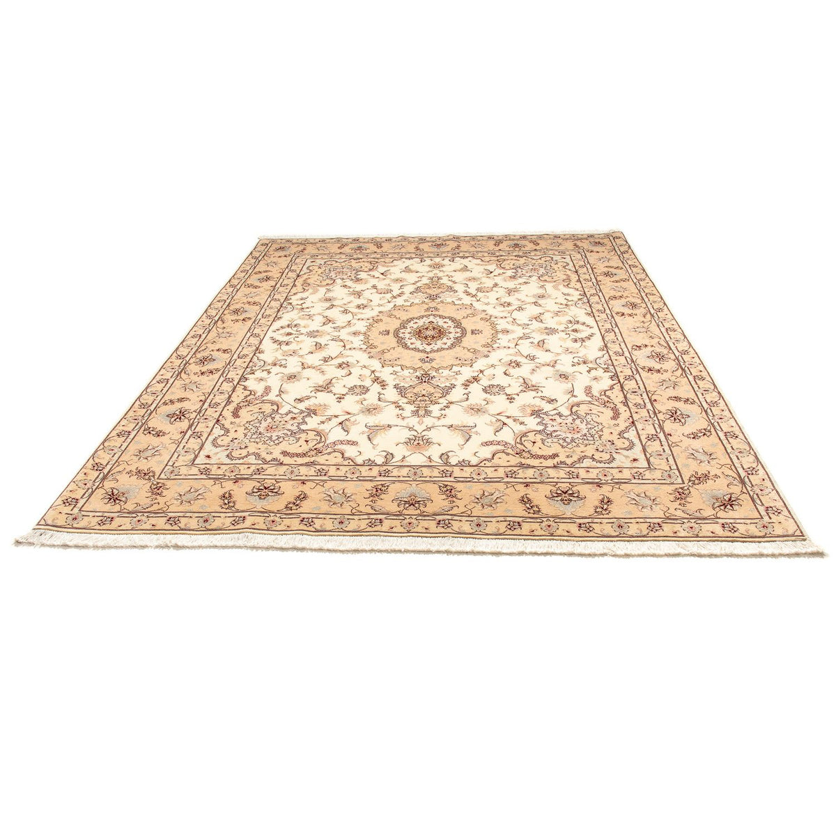 Tapis persan - Tabriz - Royal - 263 x 203 cm - beige