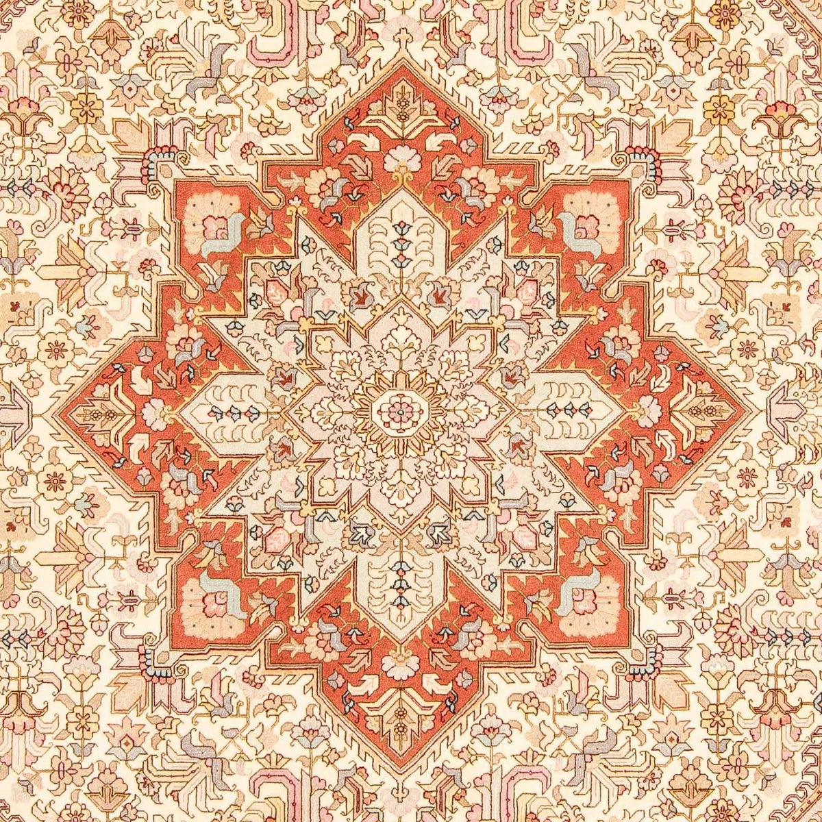 Tapis persan - Tabriz - Royal - 305 x 207 cm - beige