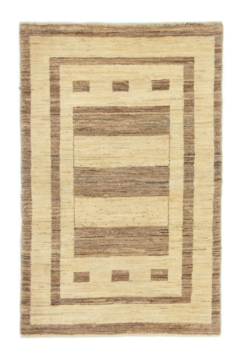 Tapis Gabbeh - Persan - 153 x 96 cm - beige