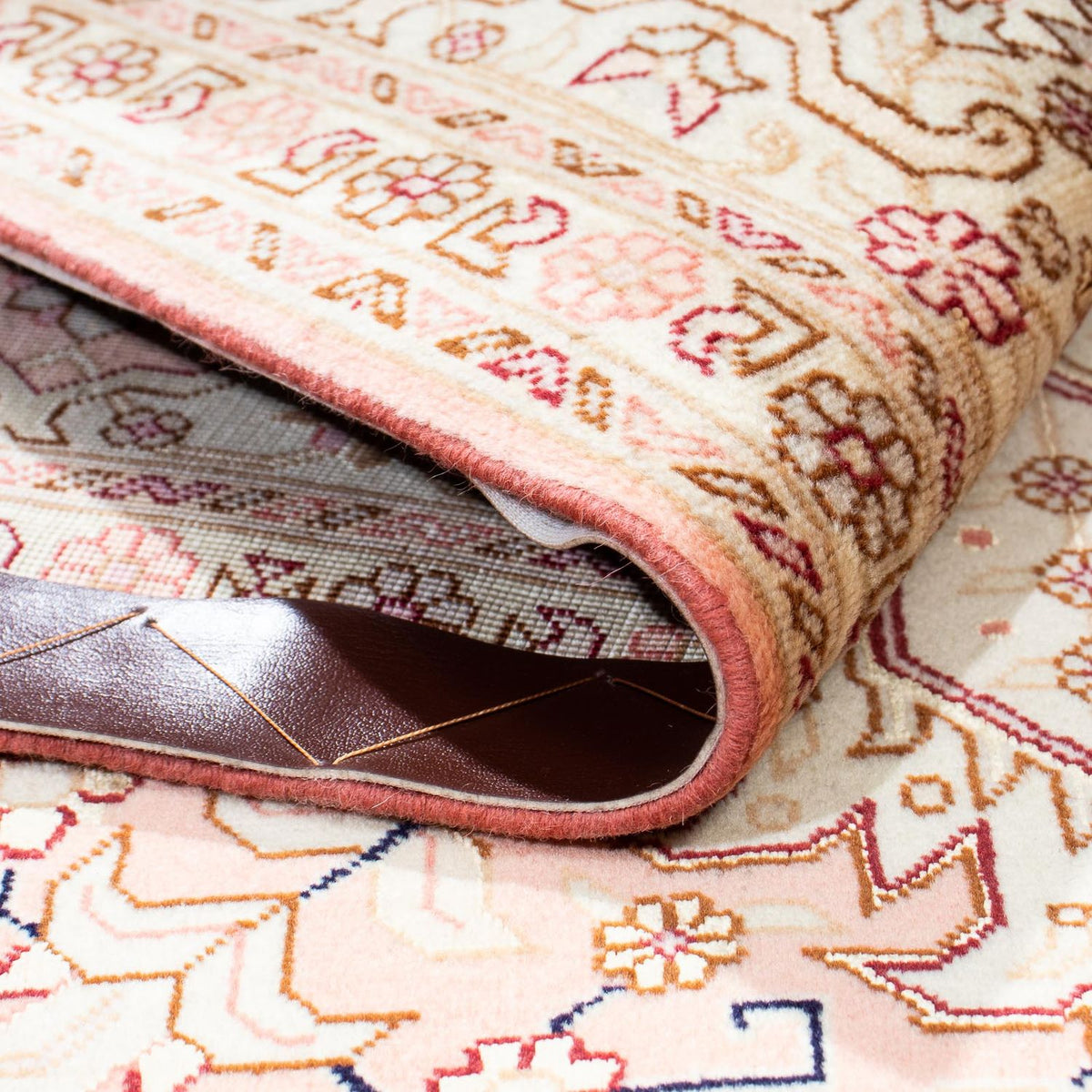 Tapis persan - Tabriz - Royal - 210 x 152 cm - beige