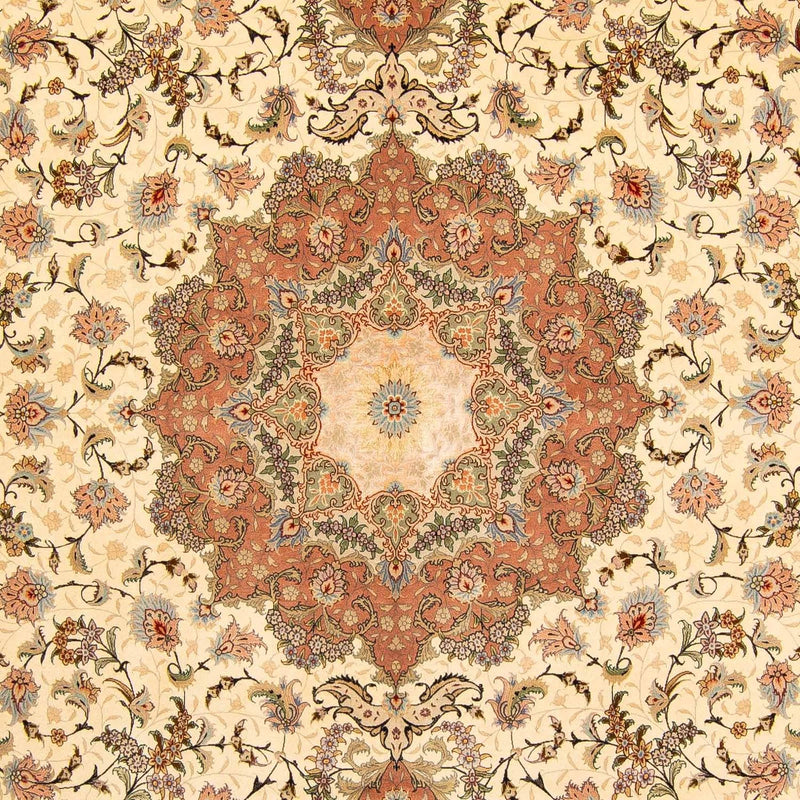Tapis persan - Tabriz - Royal - 413 x 297 cm - marron