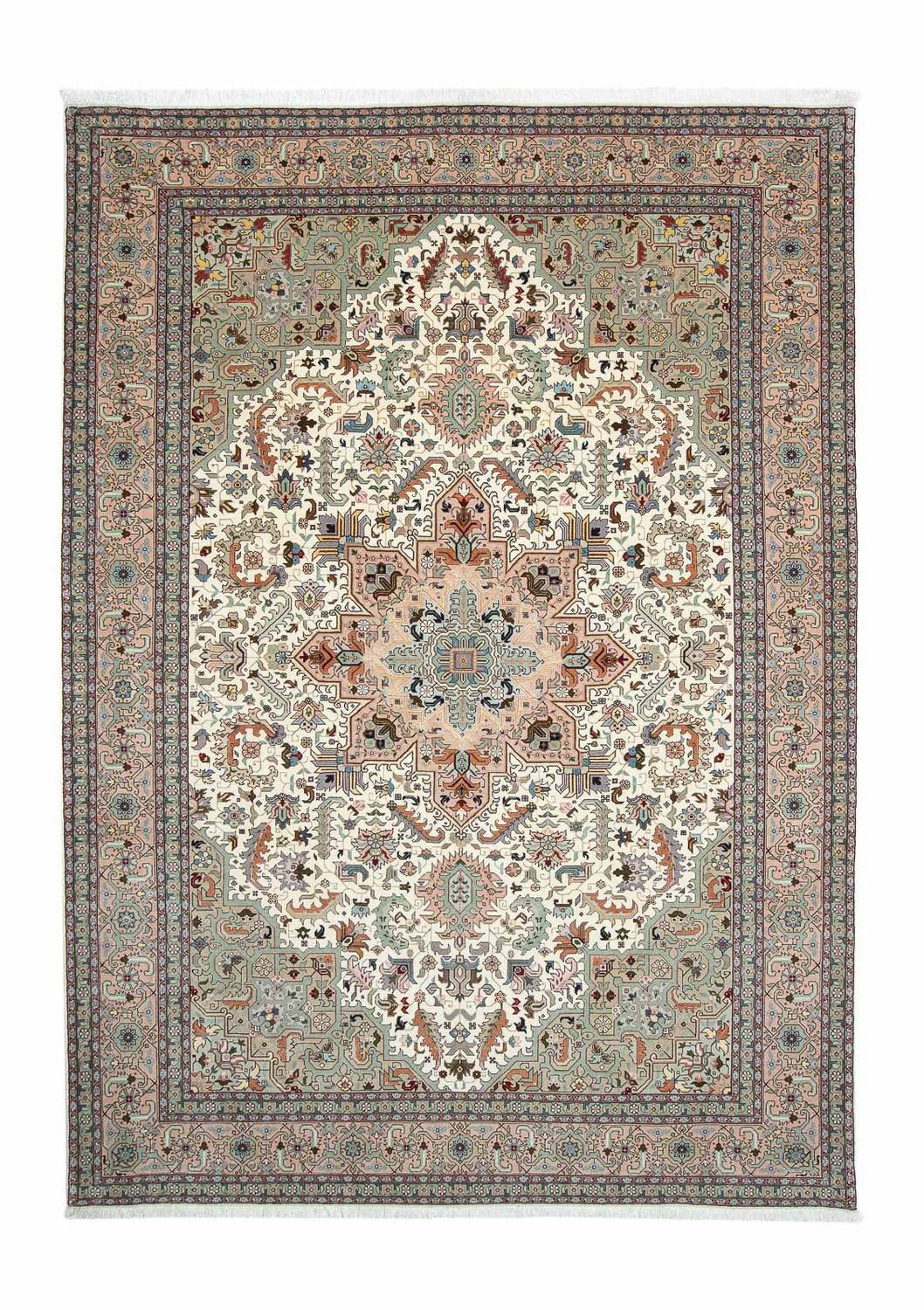 Tapis persan - Tabriz - Royal - 300 x 205 cm - beige