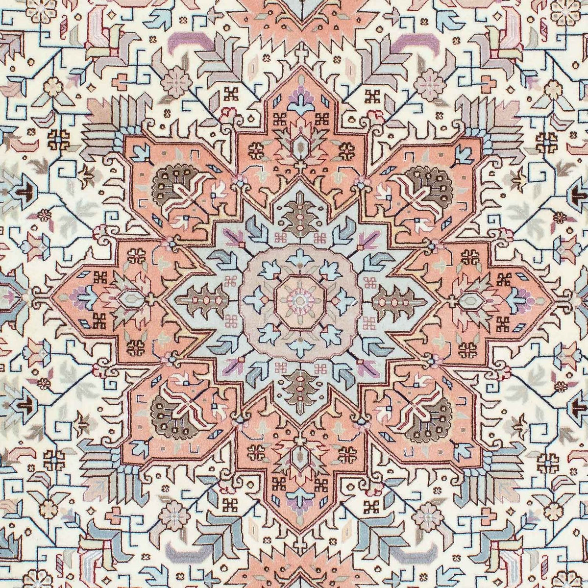 Tapis persan - Tabriz - Royal - 202 x 150 cm - beige