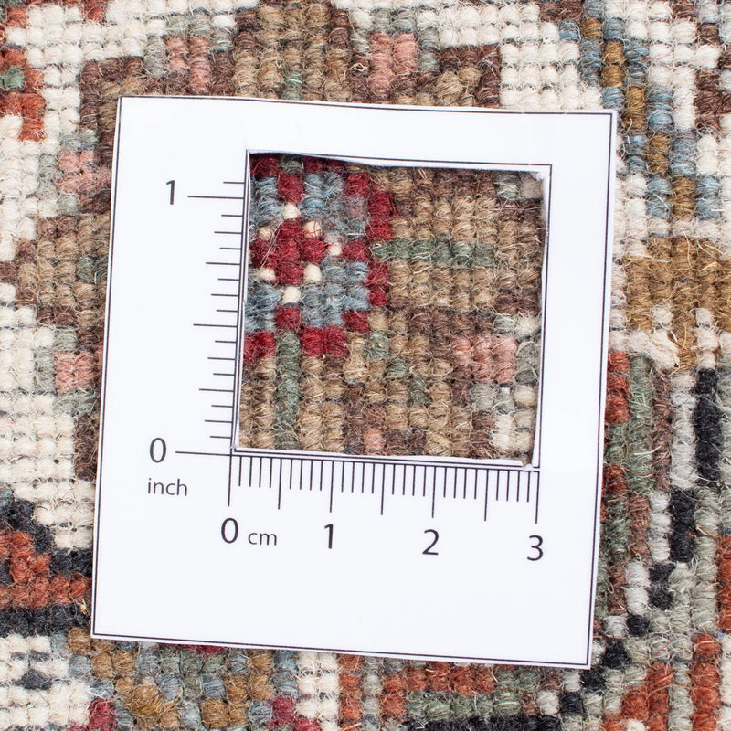 Tapis persan - Tabriz - 253 x 203 cm - bleu foncé