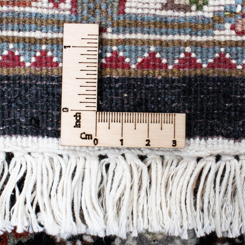 Tapis de couloir Tapis persan - Tabriz - 396 x 82 cm - bleu foncé