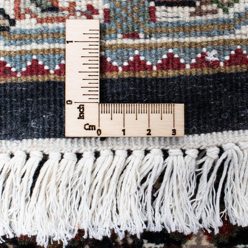 Tapis de couloir Tapis persan - Tabriz - 401 x 82 cm - bleu foncé